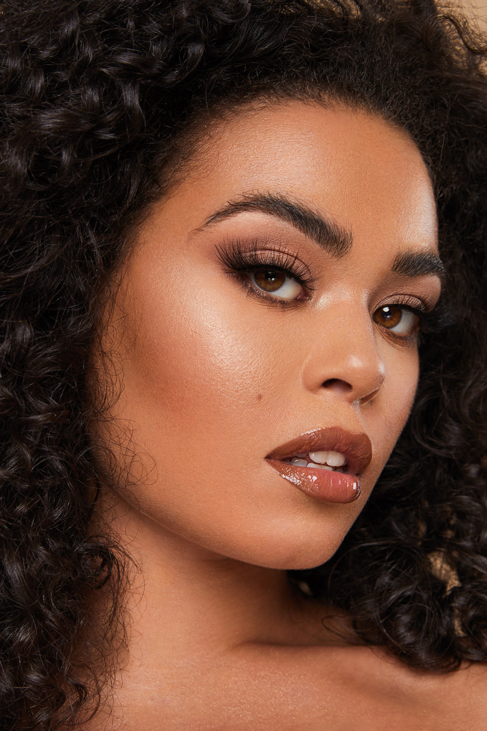 LARA faux mink wispy winged natural luxury eyelashes Opuluxe Beauty®