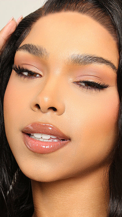 Son of a peach Haute creamy pigmented non-sticky peachy shimmer Lipgloss Opuluxe Beauty®